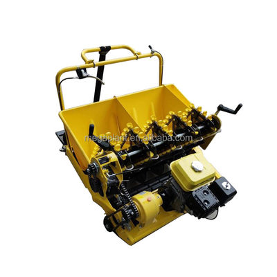 品質  Farm high efficiency hand planter for diesel engine garlic/gasoline engine garlic seeder machine 工場
