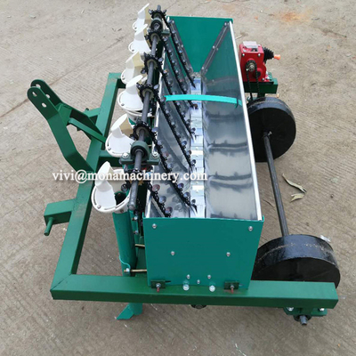 Wholesale Garlic Tractor Garlic Seeder Planting Machine Two Rows Garlic Planter For Sale
