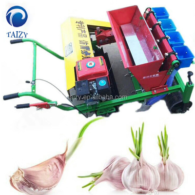 gasoline engine driven 5 rows garlic planting machine 7-18cm Adjustable 	Planter Farm Equipment